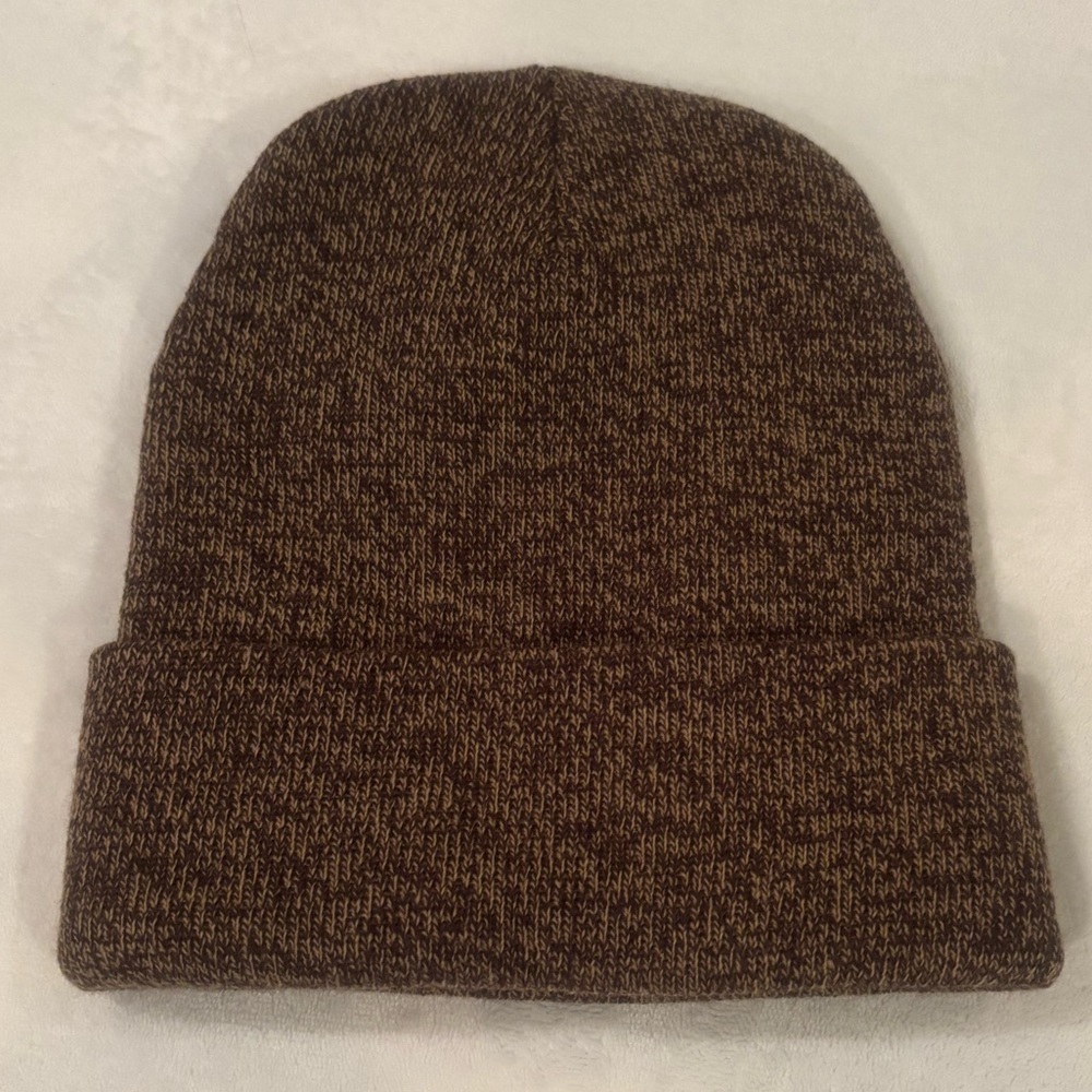 Scheels Hat Brown Knit Beanie Logo Os — image 2 of 4